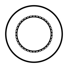 Sticker - Bike Tyre Icon