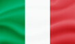© Stefan - Italy, italian flag on concrete textured background