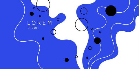Wall Mural - trendy abstract background. composition of geometric forms. modern vector illustration
