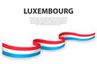 © magr80 - Waving ribbon or banner with flag of Luxembourg