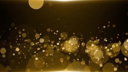 particles gold event awards trailer titles cinematic concert stage background loop