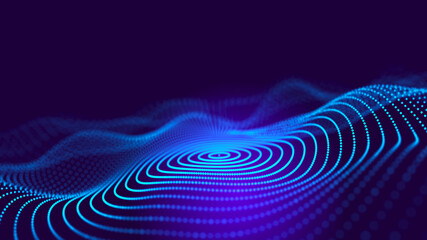 Poster - Grid of internet technologies. Abstract background with cobwebs. Large amount of data. 3d rendering.