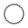 ring of squares. Vector illustration for design
