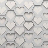 Fototapeta  - seamless pattern with hearts