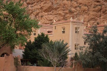 Wall Mural - view of house in mountain