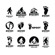 Big Foot Yeti Logo Icon Design