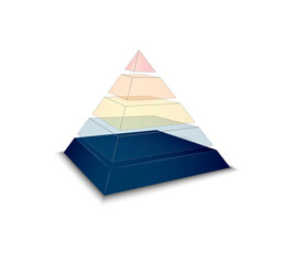 Sticker - Pyramid Chart Illustration