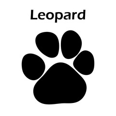 Poster - Leopard Footprint