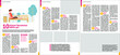 © mariyavs - magazine mockup with pink headers