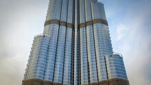 Dubai, UAE - November 28, 2018: Downtown Dubai District. View Of The Burj Khalifa Tower.