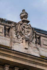 Wall Mural - External view of Architectural Details of famous Petit Palais (Small Palace, 1900) in Paris, France.