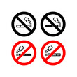 © HendeyDian - No smoking icon vector in trendy flat design