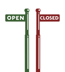 Poster - Open and close signboards