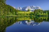 Fototapeta Góry - Mountain lake in the Alps, Austria