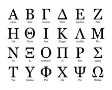 Greek Letter, Greek Alphabet, Ancient Sign, Sorority Letters