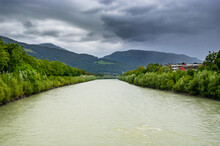 River Salzach In Salzburg Austria