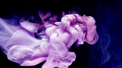 Wall Mural - Motion Color drop in water,Ink swirling in ,Colorful ink abstraction.