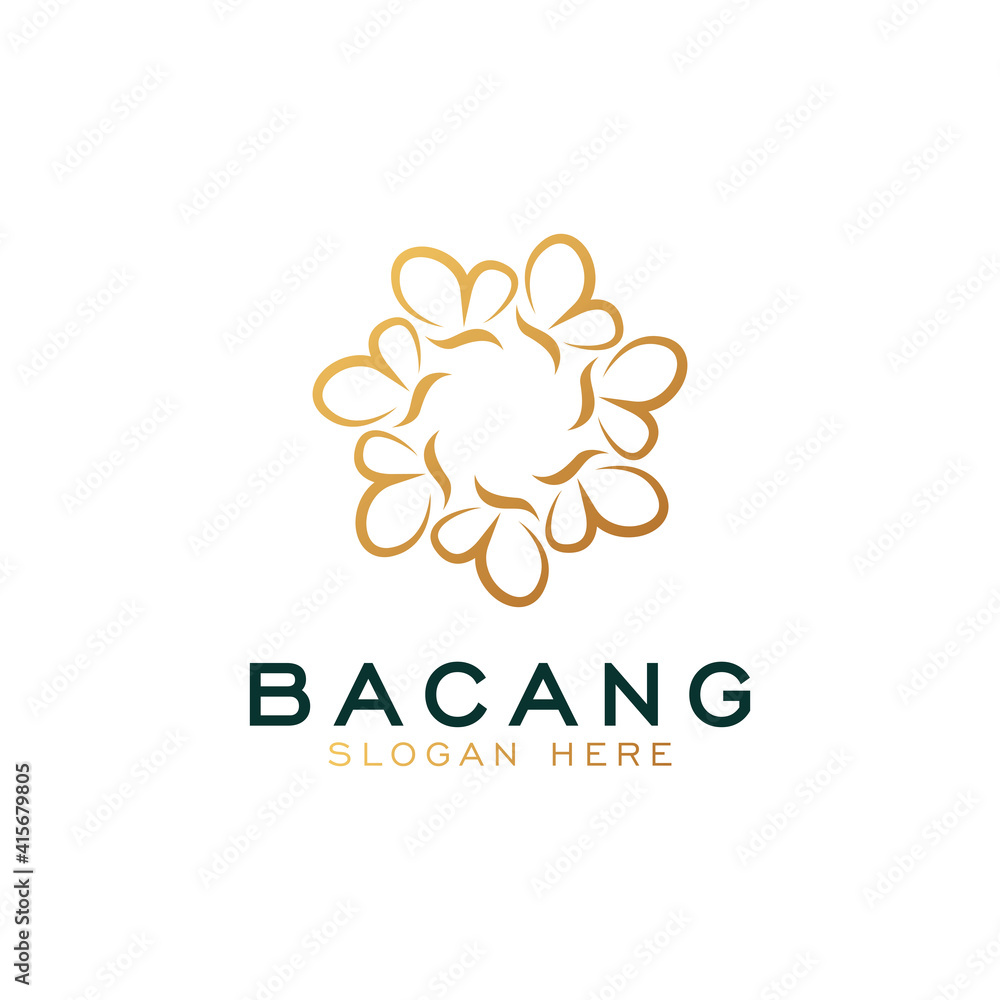Luxury vector logotype . Premium letter B logo with golden design ...