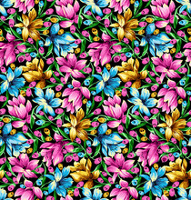 Seamless Tile Able Floral Pattern Textile And Fashion Background