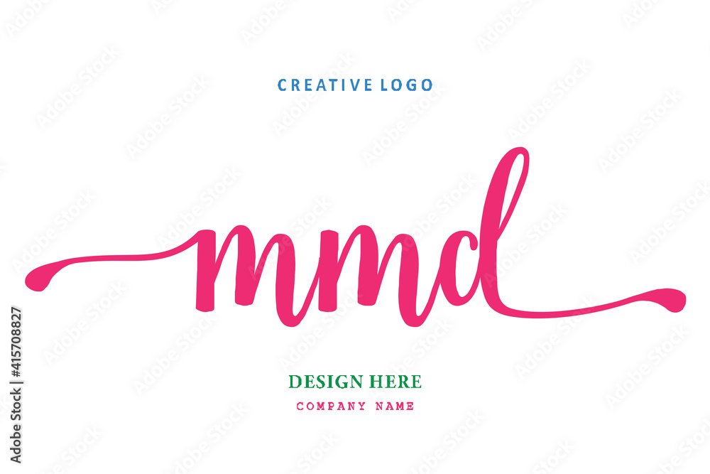 Mmda Lettering MMD lettering logo is simple, easy to understand and authoritative ...