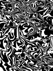 black white liquid effect