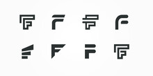F Alphabet Letter Vector Symbol Logo