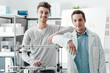 © StockPhotoPro - Engineering students posing