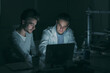 © StockPhotoPro - Engineering students in the lab at night