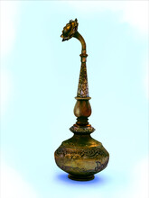 3D Drawing Of Indian Style Perfume Pot.