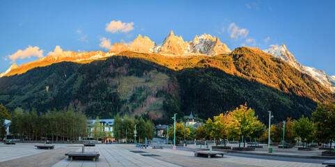 Poster - Chamonix town square