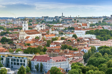 Wall Mural - View of Vilnius, Lithuania