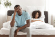 © Prostock-studio - Erectile dysfunction, male power, quarrel, sex problems and relationship
