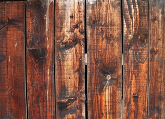 Old brown - orange boards as a background