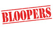 Bloopers grunge rubber stamp