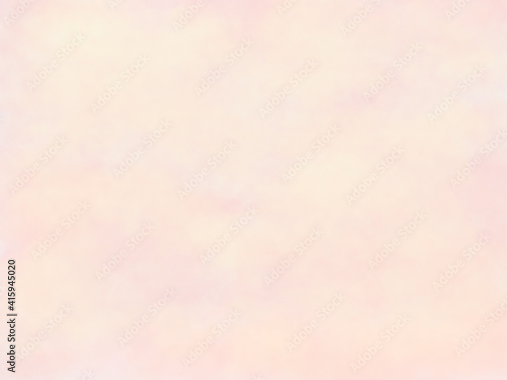 薄いピンクとベージュの春の色の背景 水彩画 ふわふわな柔らかい 明るいイメージ 壁紙 Fototapety 薄いピンクとベージュの春の色の背景 水彩画 ふわふわな柔らかい 明るいイメージ 壁紙 Fototapety