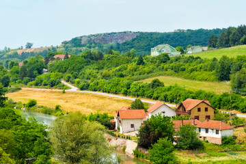 Wall Mural - Village in the mountain, Despotovac, Serbia