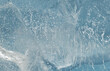 © igradesign - Beautiful natural blue ice block texture closed up