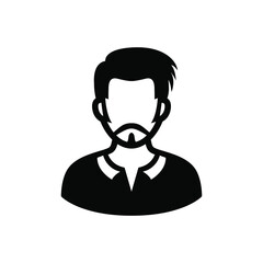 Poster - Man with mustache avatar icon