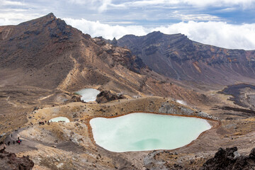 Sticker - Lac volcanique du parc de Tongariro, Nouvelle Zélande