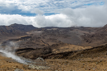 Sticker - Paysage volcanique du parc de Tongariro, Nouvelle Zélande