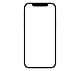 mockup / template. smartphone with blank screens for your design isolated on white background.