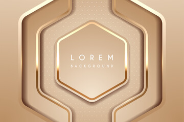 Wall Mural - Abstract soft gold luxury background
