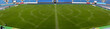 © maxcam - Grassy turf football field. Football field. soccer.