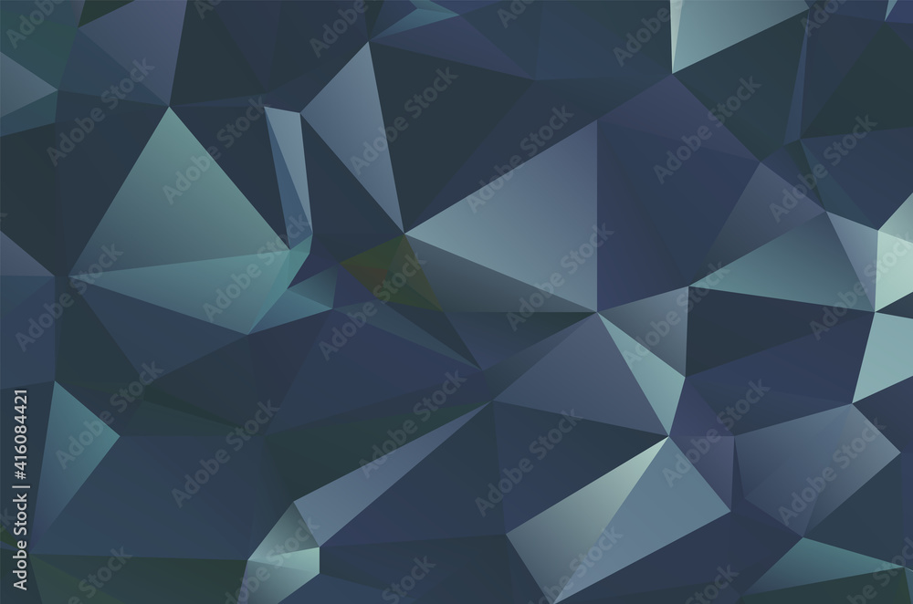 Multi color geometric triangular low poly background style