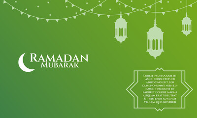 background illustration ramadan kareem