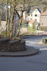 Sticker - kleine Dorfstraße in der Eifel