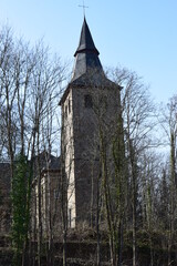 Sticker - alte sTeinkirche in der Eifel, Burgbrohl