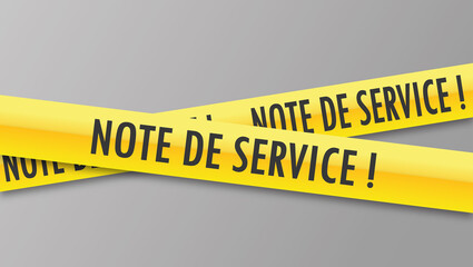 Poster - Logo note de service.