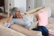 © Wavebreak Media - African american senior woman smiling while having a video call on digital tablet at home