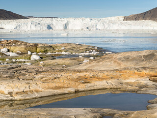 Poster - Eqip Glacier in Greenland, Danish Territory.